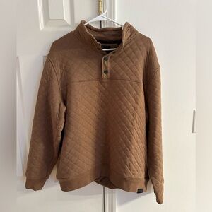 Kenneth Cole New York Men's Brown Quilted Turtleneck Sweater